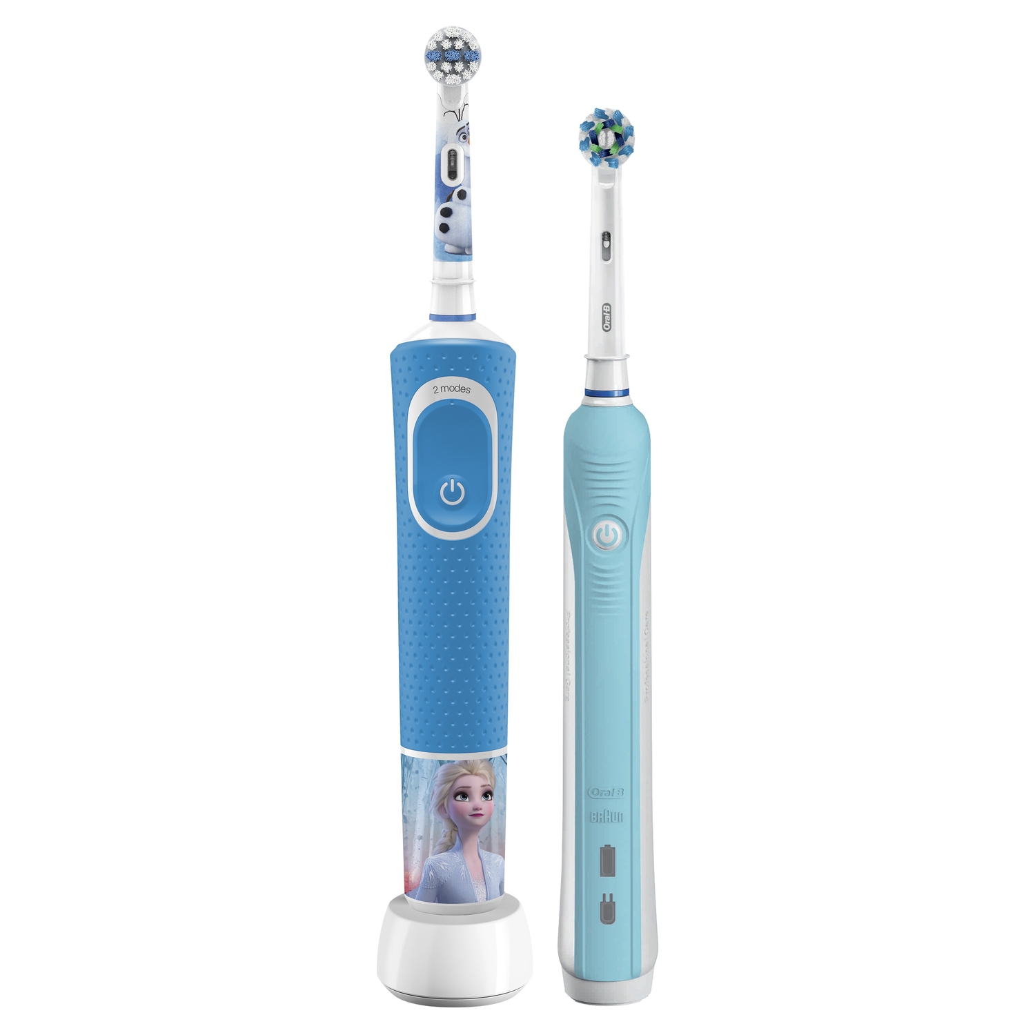 Набор электрических зубных щеток Oral-B Family Edition Pro1 +Kids Холодное Сердце 2 подарочный 80339050 - фото 3