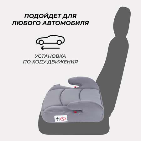 Автокресло-бустер Rant Micro сity line группа 2-3 15-36 кг grey