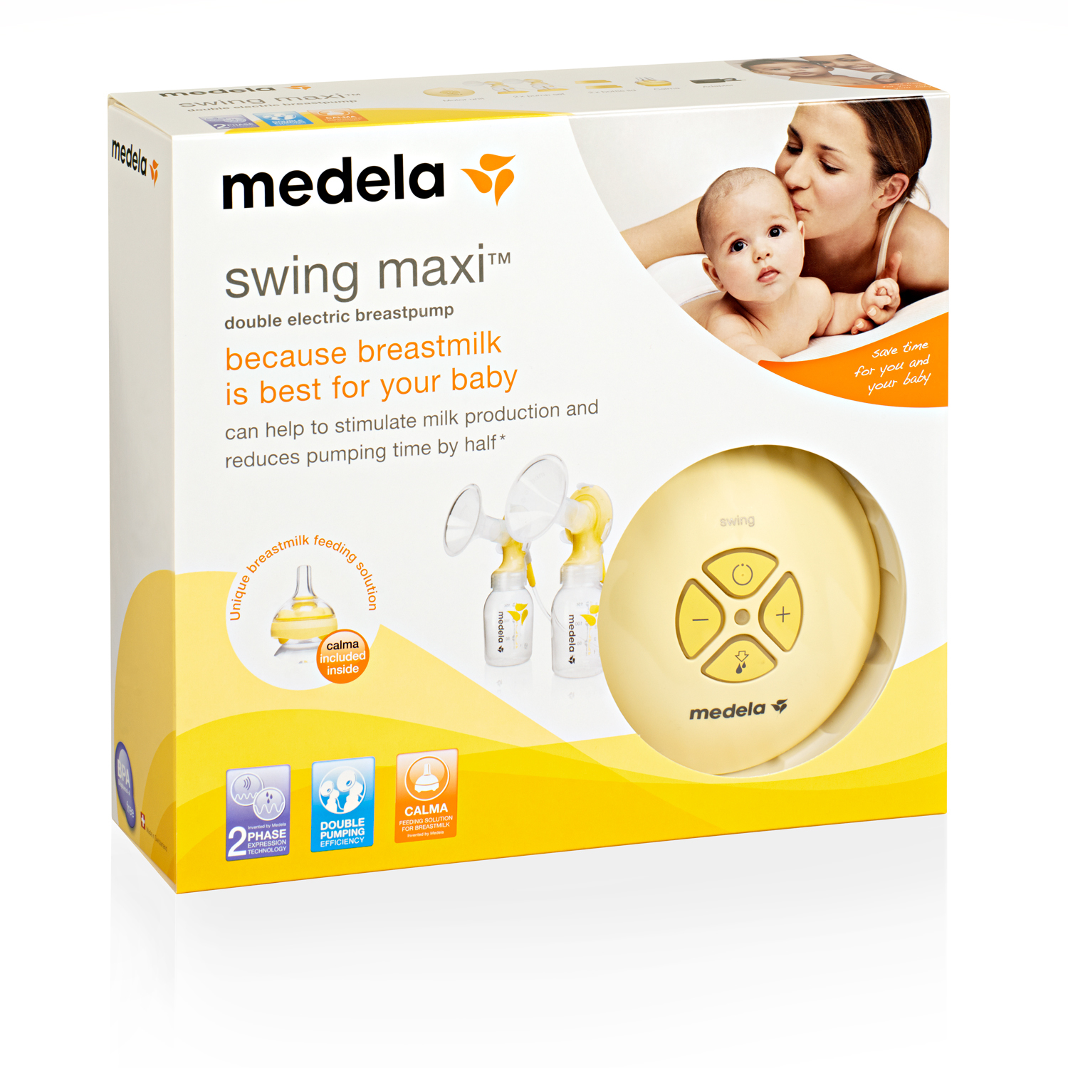 Молокоотсос Medela Swing Maxi электрический двухфазный двойной 40.0013 - фото 3