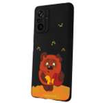 Силиконовый чехол Mcover для смартфона Xiaomi Redmi Note 10 Pro Союзмультфильм Медвежонок и мед