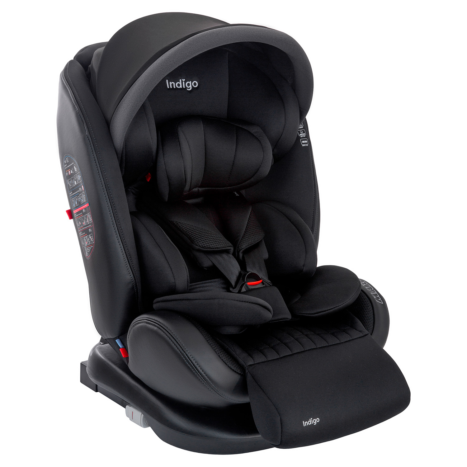 Автокресло Indigo max-x isofix Черный - фото 1