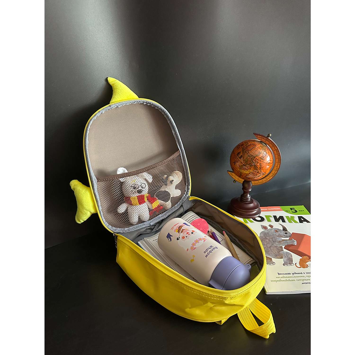 Дорожный комплект Акула LATS Чемодан ручная кладь + дошкольный рюкзак для детей - фото 10