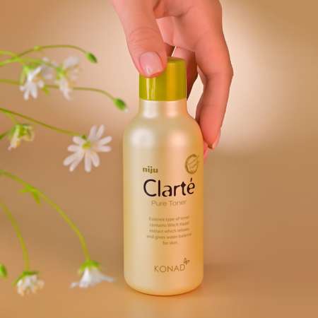 Увлажняющий тонер-тоник для лица Konad niju Clarté Pure Toner витаминный с экстрактами 7-ми овощей