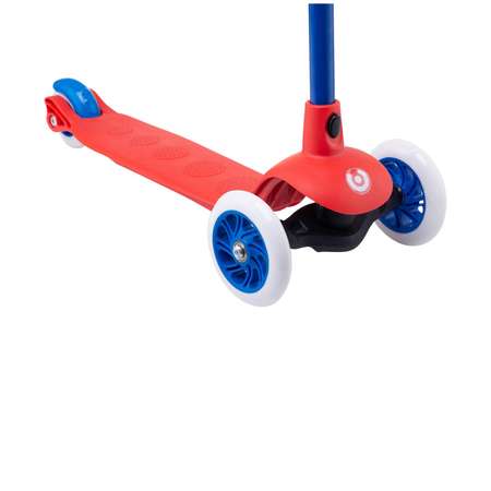 Самокат RIDEX трехколесный 3 wheels scooter Hero 120/80 red/blue