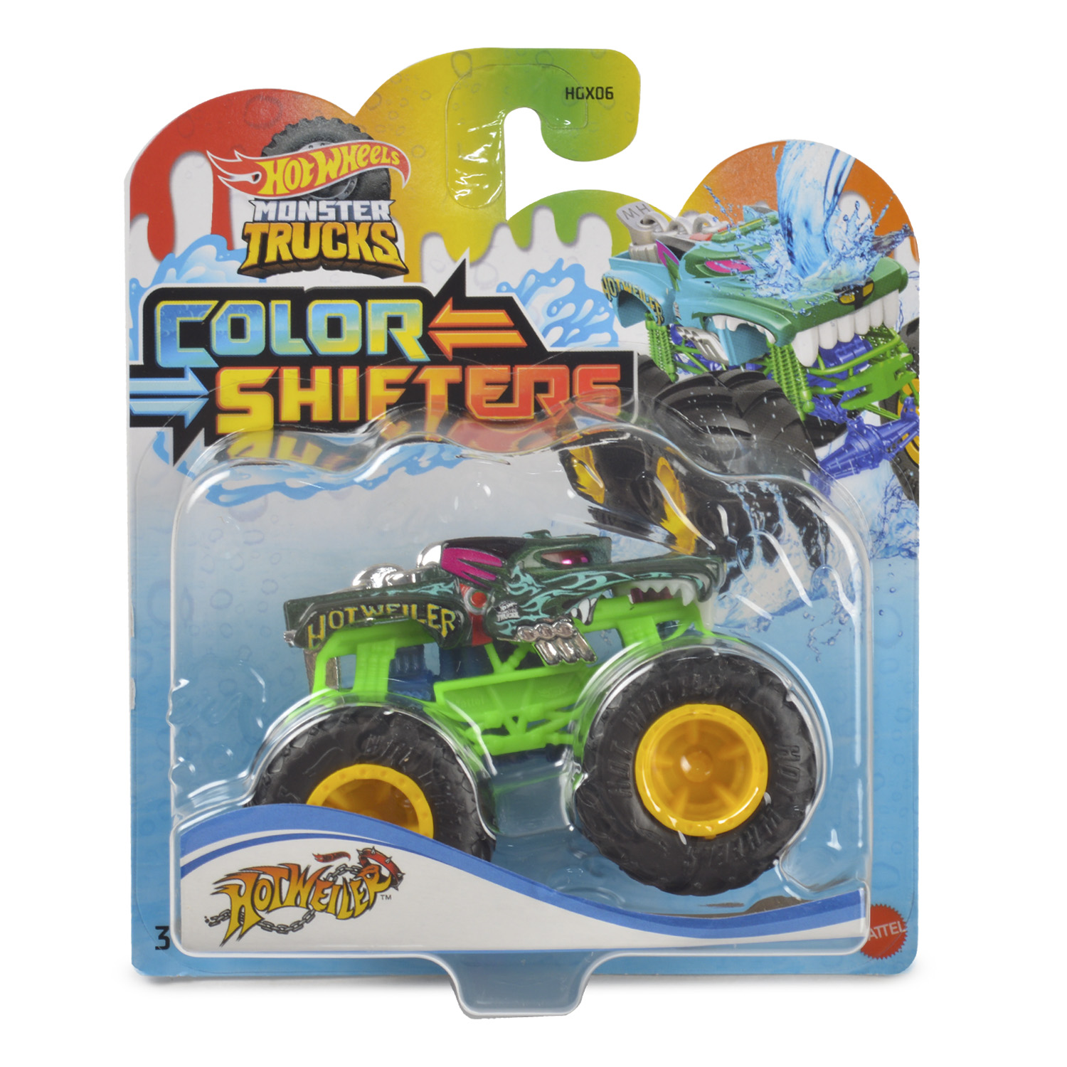 Машина Hot Wheels Monster Truck Color Shifters HMH36 купить по цене 1299 ₽  в интернет-магазине Детский мир