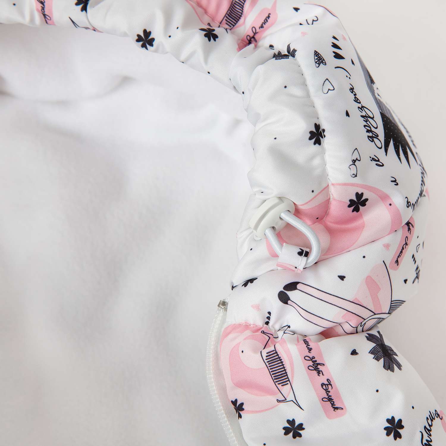 Конверт на выписку Чудо-Чадо для новорожденного теплый флисовый «Chicky» белый - фото 7