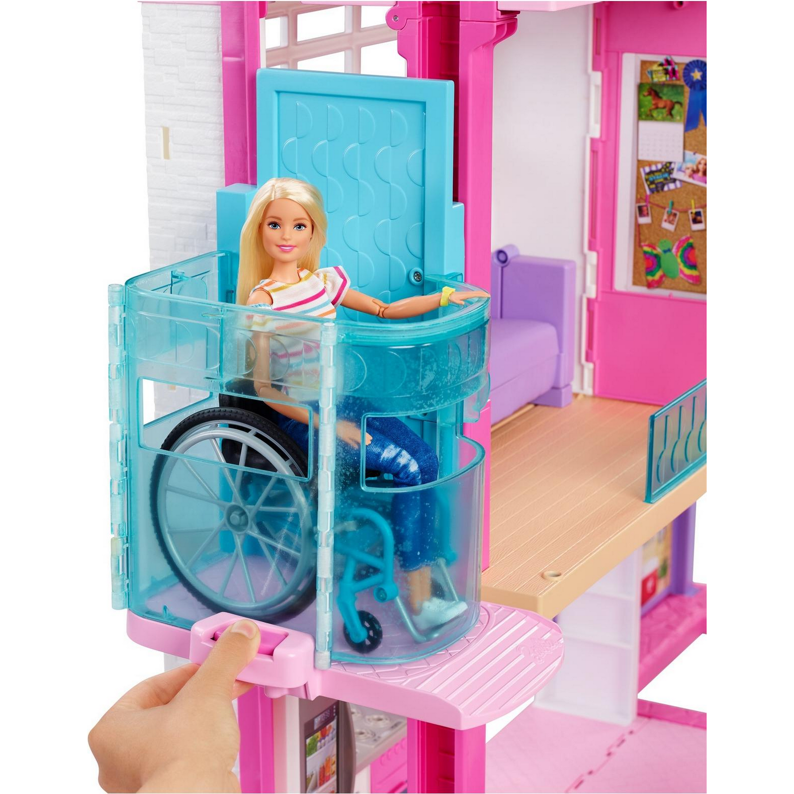 Домик для кукол Barbie с мебелью GNH53 - фото 7