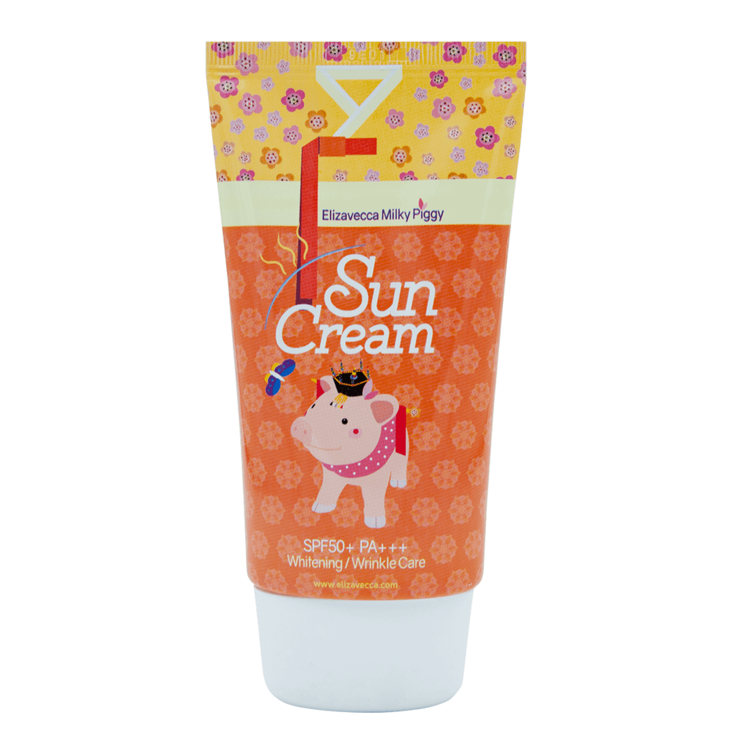 Крем солнцезащитный Elizavecca для лица с коллагеном Milky Piggy Sun Cream SPF50+ PA+++ 50мл - фото 1
