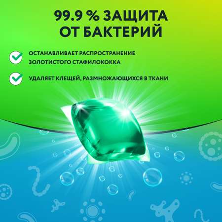 Капсулы для стирки 3в1 Kaiteki \"Softener\", аромат Мята и Лотос, 100 шт