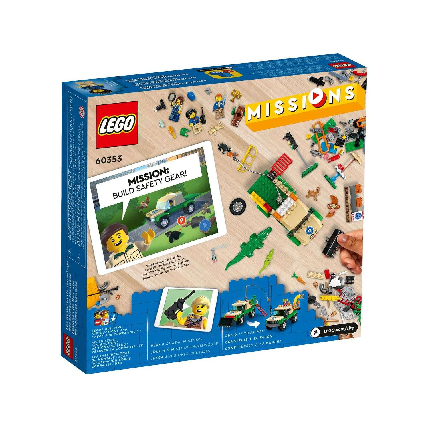 Конструктор LEGO City Wild Animal Rescue Missions блочный - фото 5