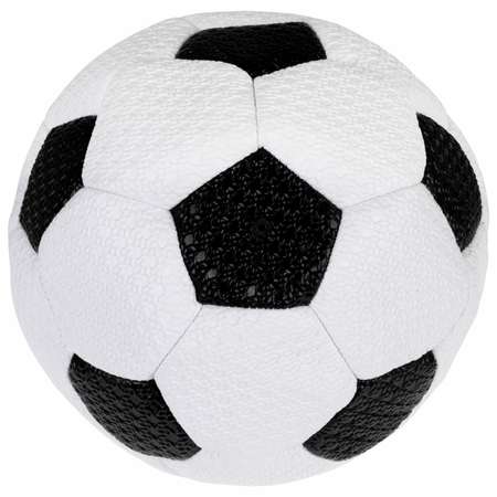 Мяч футбольный 1TOY размер 5 белый с черным