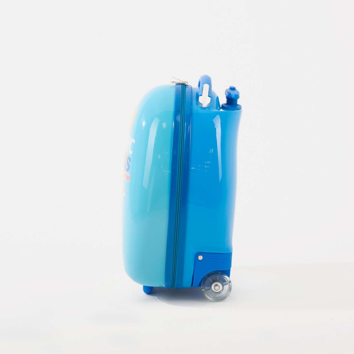 Чемодан Sima-Land детский 16» отдел на молнии 2 колеса цвет голубой - фото 2