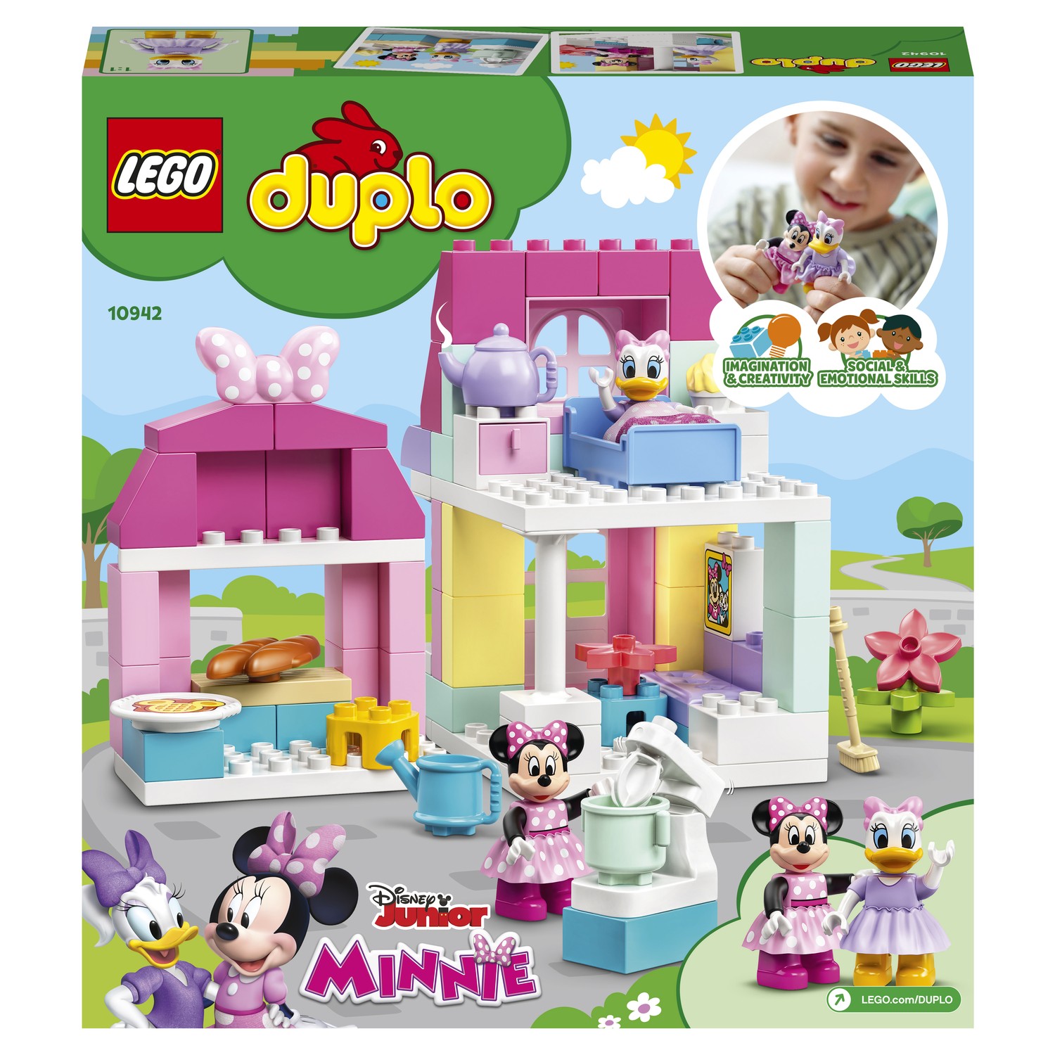 Конструктор LEGO DUPLO Disney Дом и кафе Минни 10942 купить по цене 1499 ₽  в интернет-магазине Детский мир