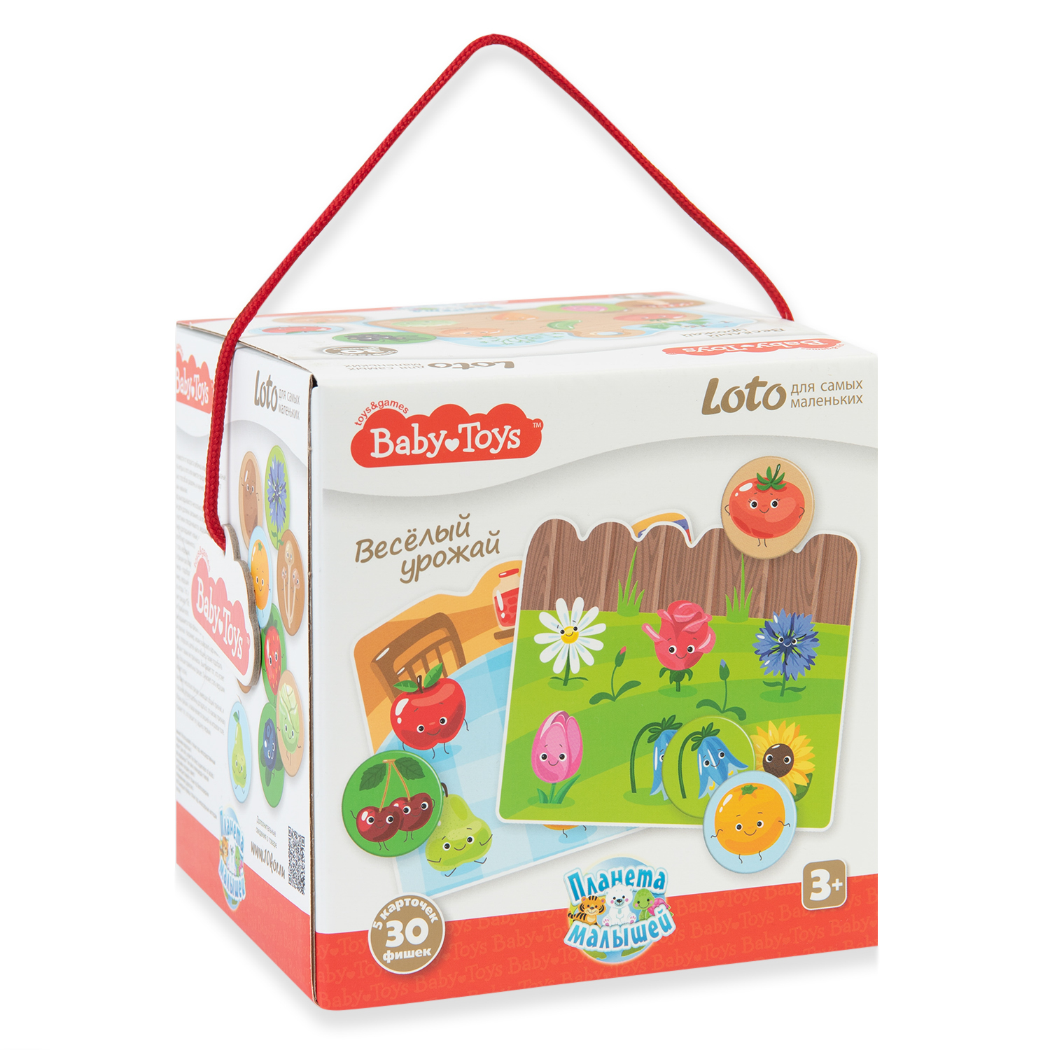 Игра Десятое королевство Baby Toys Лото овощи 02527 купить по цене 629 ₽ в  интернет-магазине Детский мир