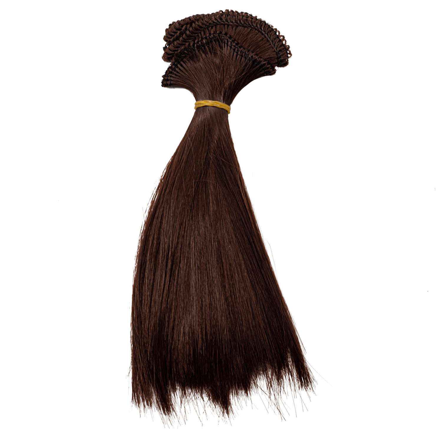Трессы - волосы для кукол Совушка прямые Элит № 17 100 см 17 см 613635 - фото 1