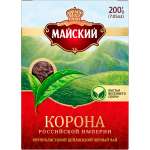Чай черный Майский Корона Российской Империи крупнолистовой 200 гр