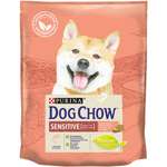 Корм для собак Dog Chow с чувствительным пищеварением с лососем 800г