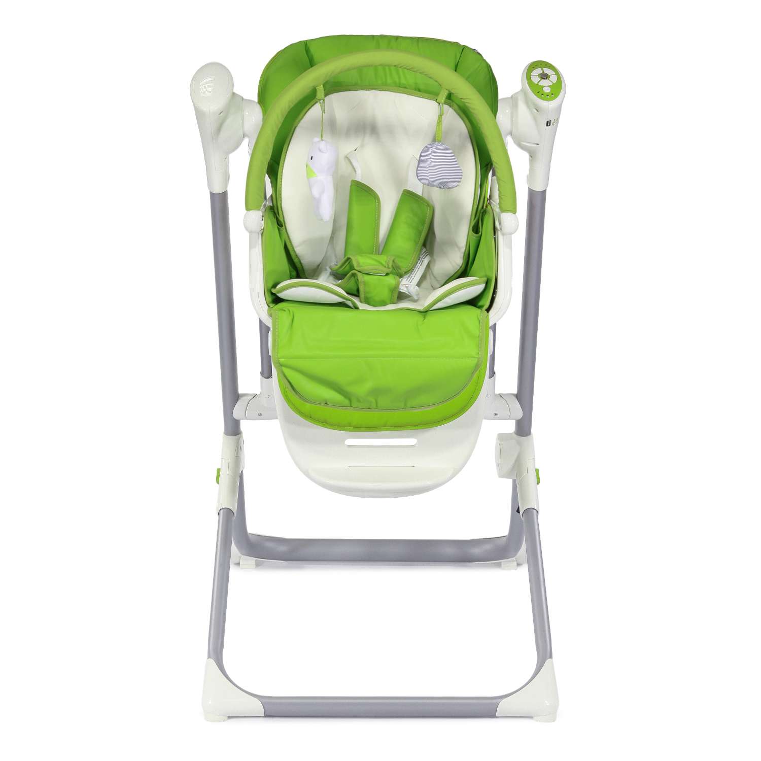Стульчик-качели Babyton 2в1 Green с пультом д/у ty838