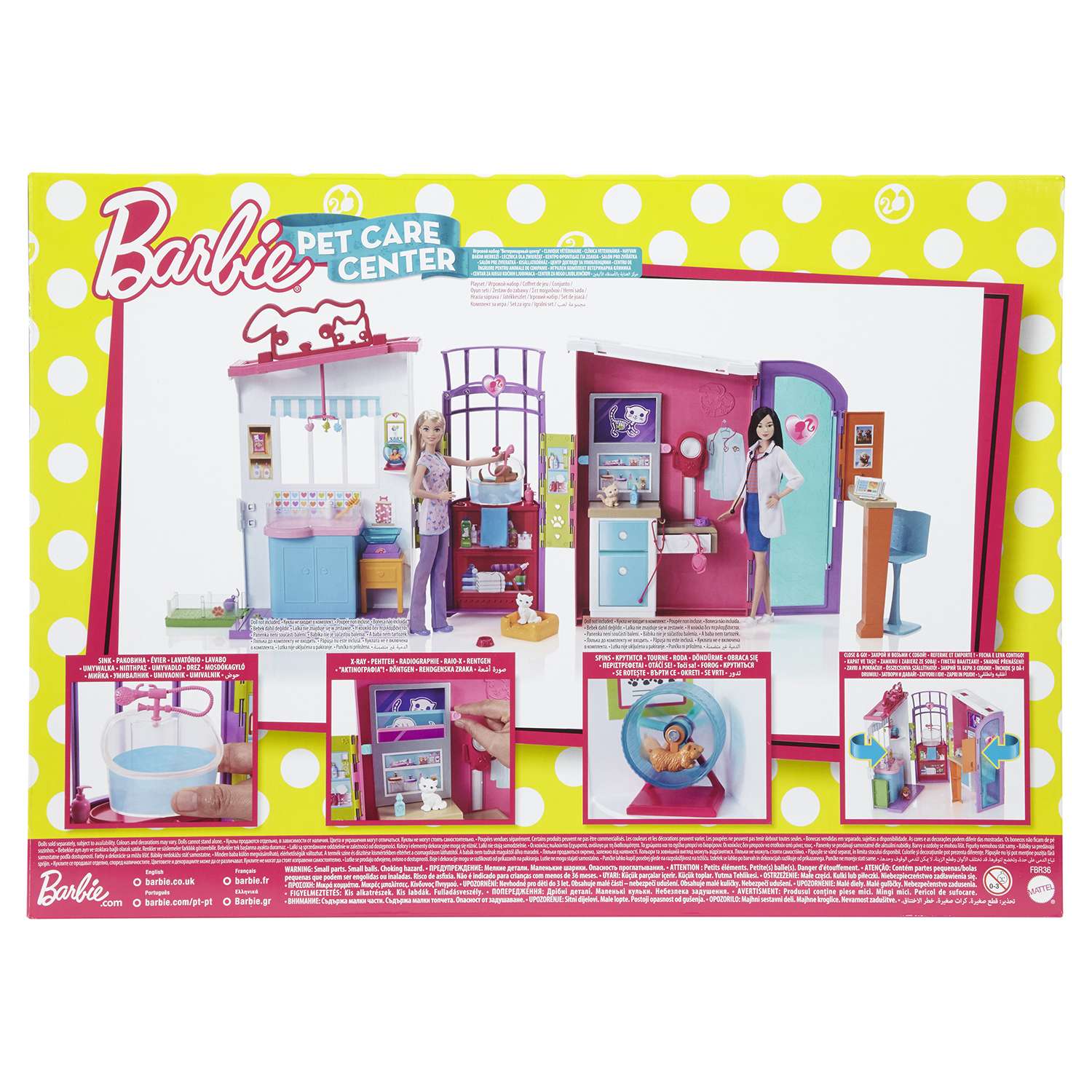 Набор игровой Barbie Ветеринарный центр FBR36 FBR36 - фото 3