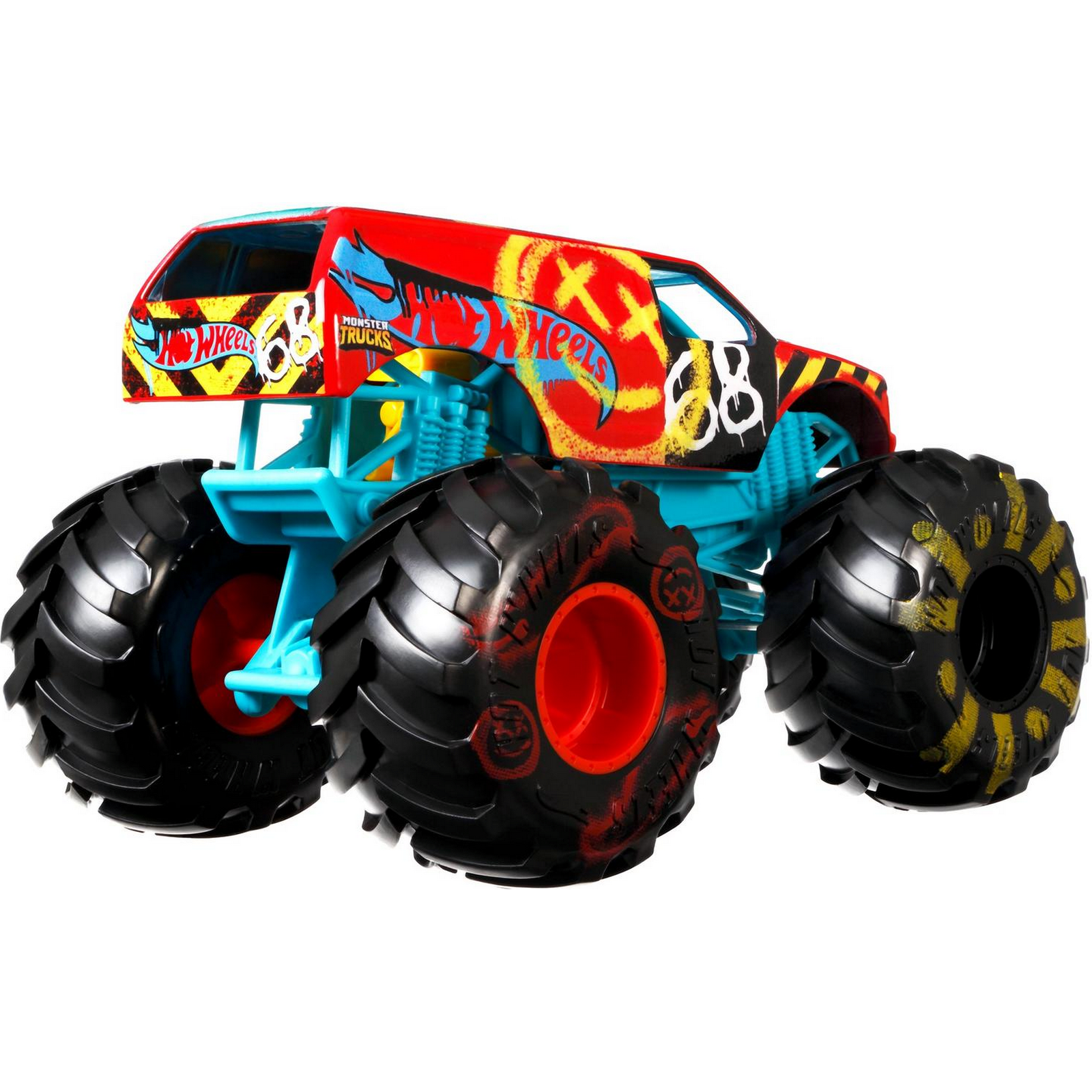 Автомобиль Hot Wheels Monster Tracks 1:24 FYJ83 - фото 4