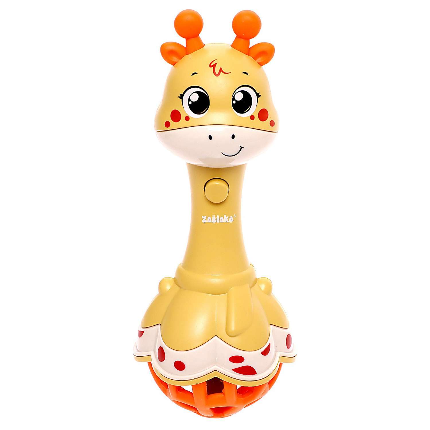 Музыкальная игрушка Zabiaka «Весёлый жирафик» звук свет цвет жёлтый - фото 2