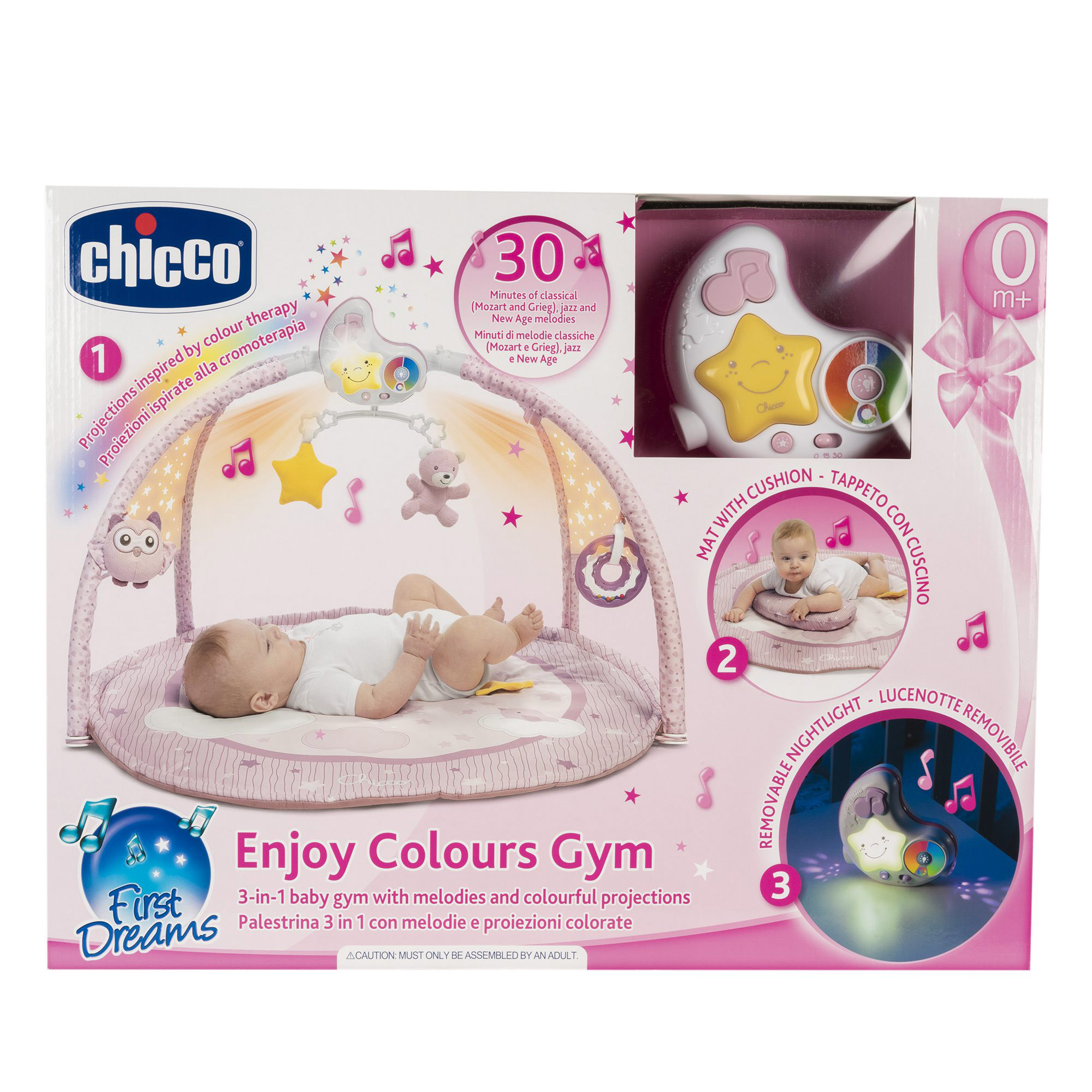 Коврик CHICCO Игровой детский Enjoy Colors Gym розовый - фото 8