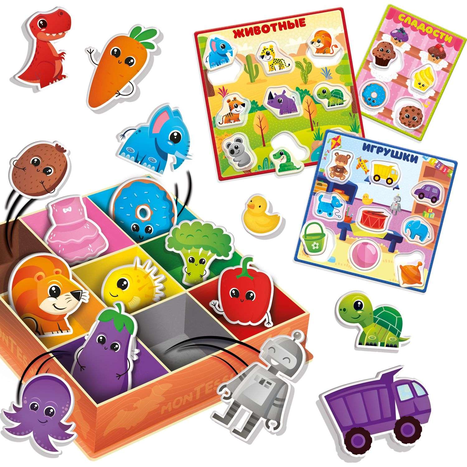 Игра развивающая Lisciani Montessori baby Box colours R92765 - фото 3