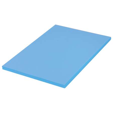 Цветная бумага Brauberg для принтера и школы А4 набор 100 листов синяя