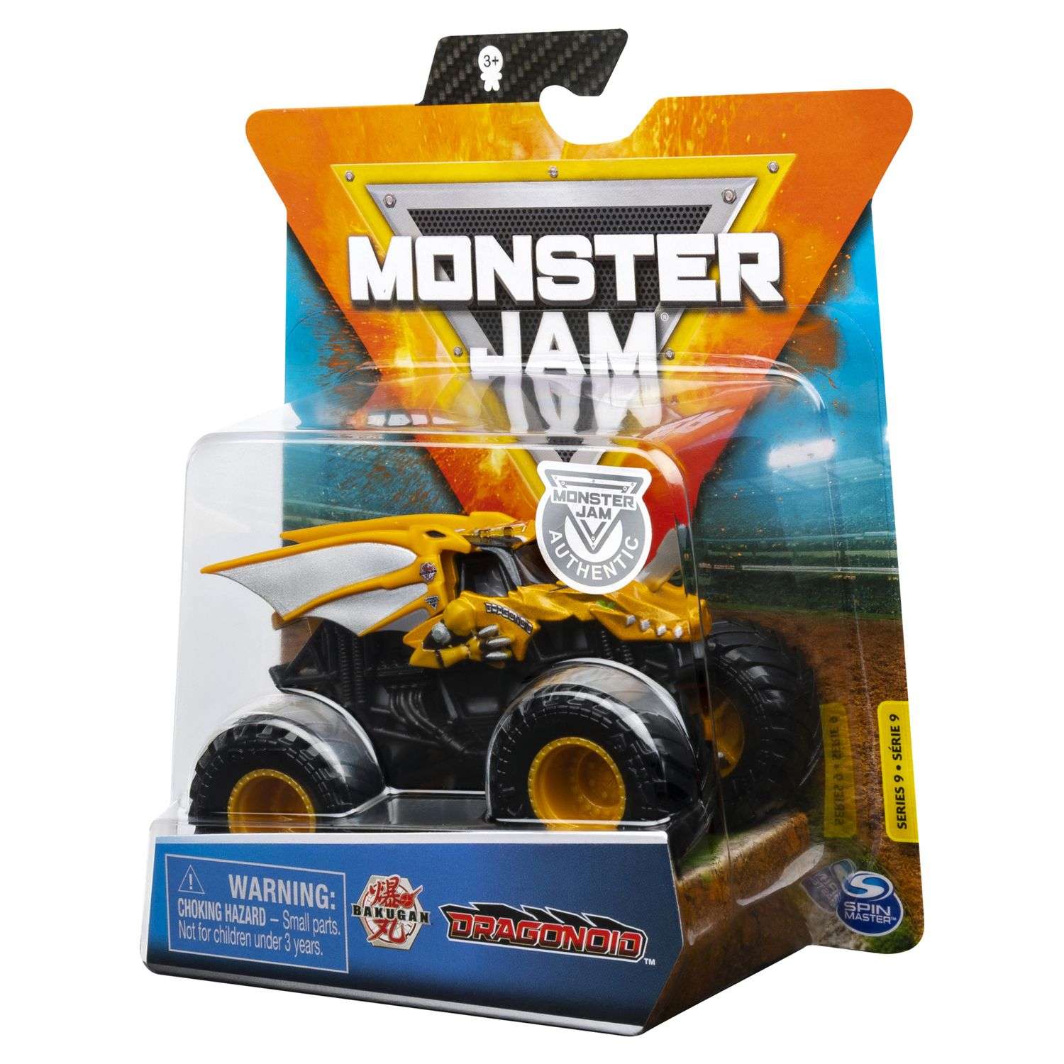 Машинка Monster Jam 1:64 Bakugan 6044941/20120657 6044941 - фото 3