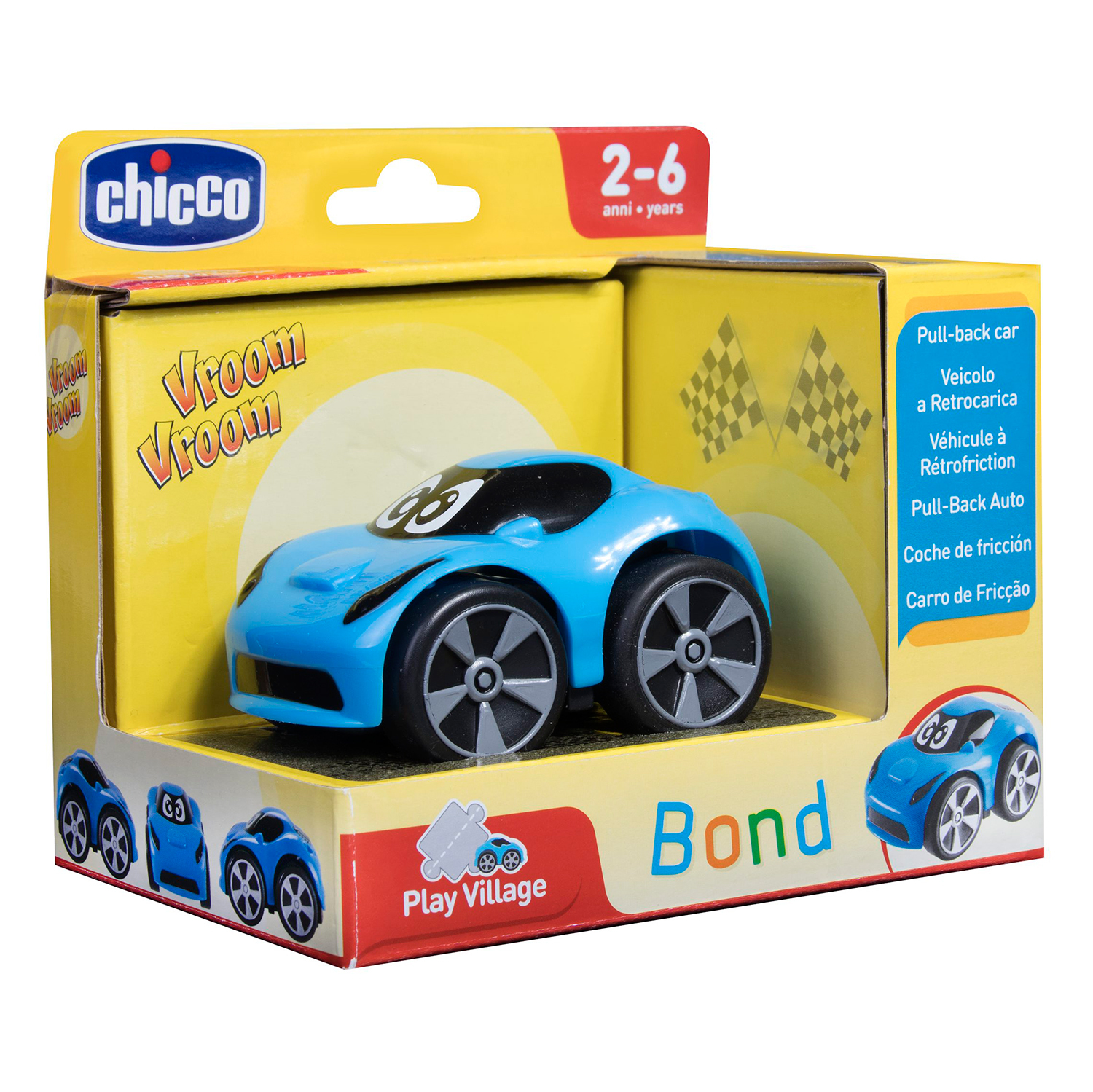 Машинка Chicco Turbo Touch Bond Синяя - фото 3