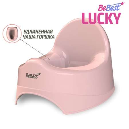 Горшок детский BeBest Lucky розовый