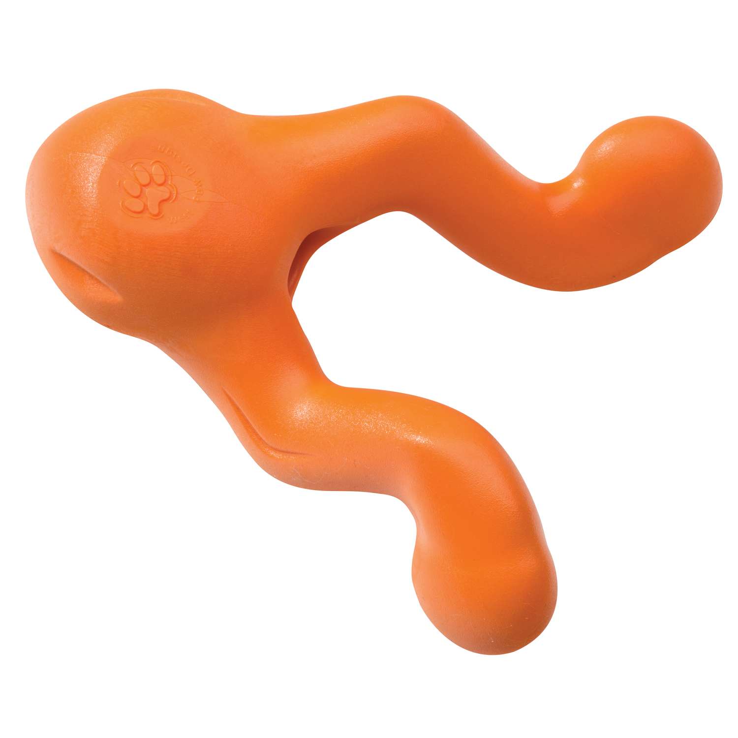 Игрушка для собак West Paw Zogoflex Tizzi для лакомств L Оранжевая - фото 1
