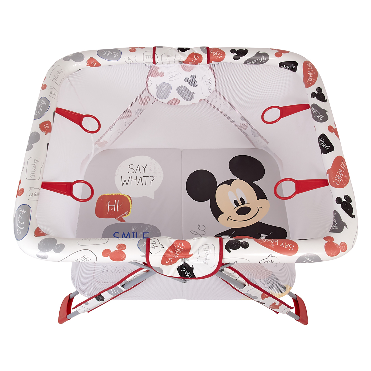 Манеж Polini kids Disney baby Comfort Микки Маус Серый 0002108-7 - фото 6