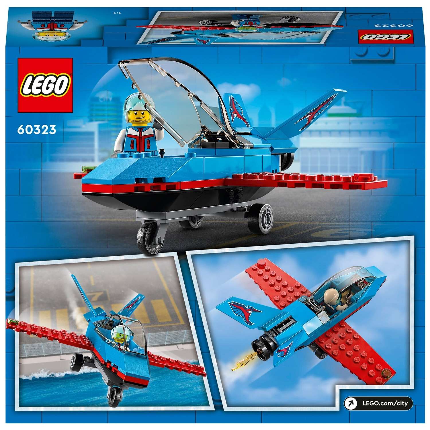 Конструктор LEGO City Stunt plane Трюковый самолёт - фото 7