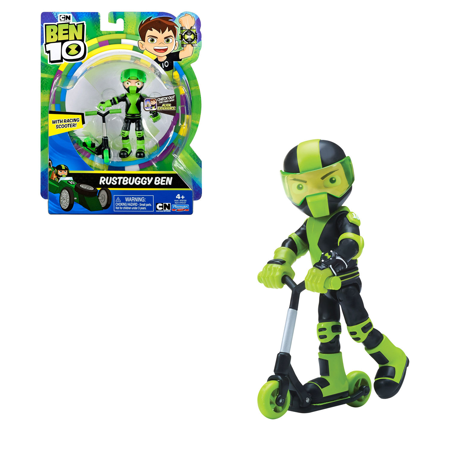 Фигурка Ben10 Бен на самокате 76127 - фото 5