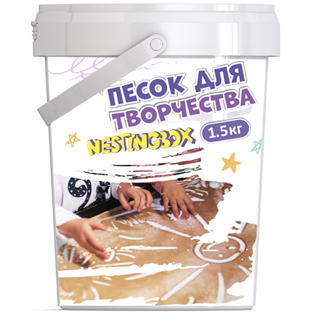 Песок Nestingbox для творчества кварцевый - фото 1