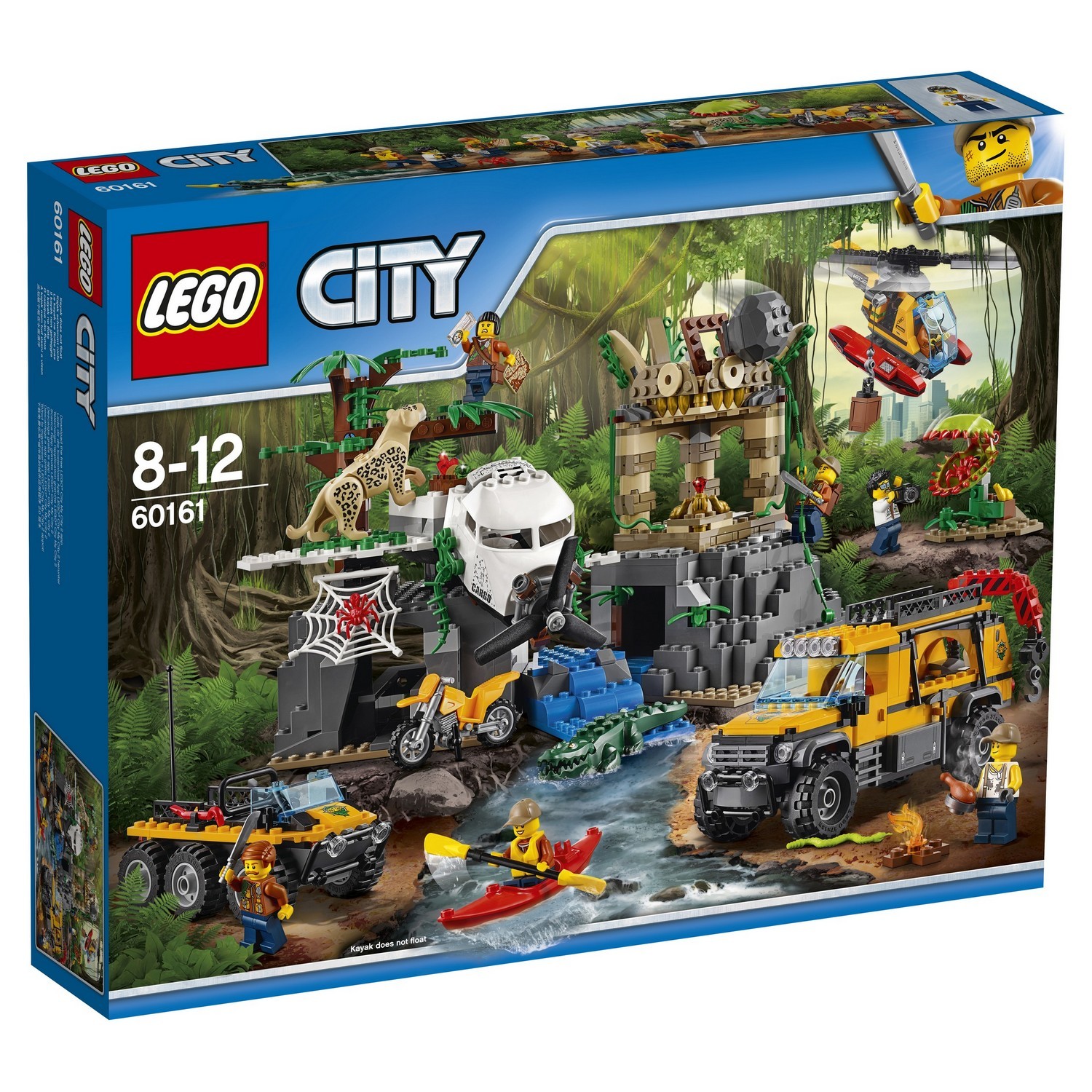 Конструктор LEGO City Jungle Explorers База исследователей джунглей (60161)  купить по цене 6999 ₽ в интернет-магазине Детский мир