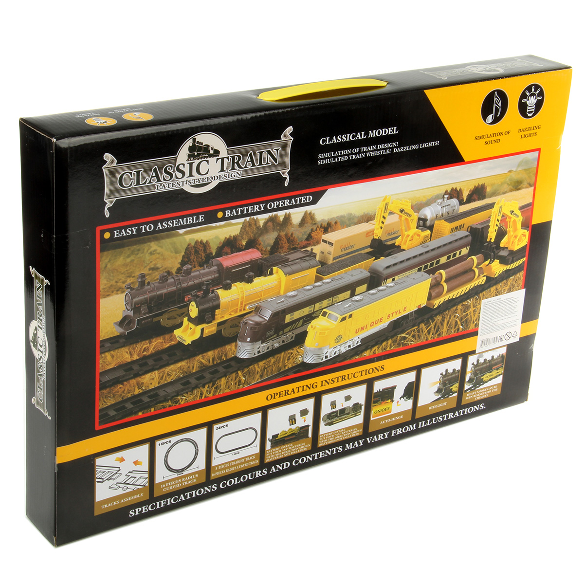 Игровой набор Veld Co Железная дорога с поездом на батарейках 86986 - фото 11
