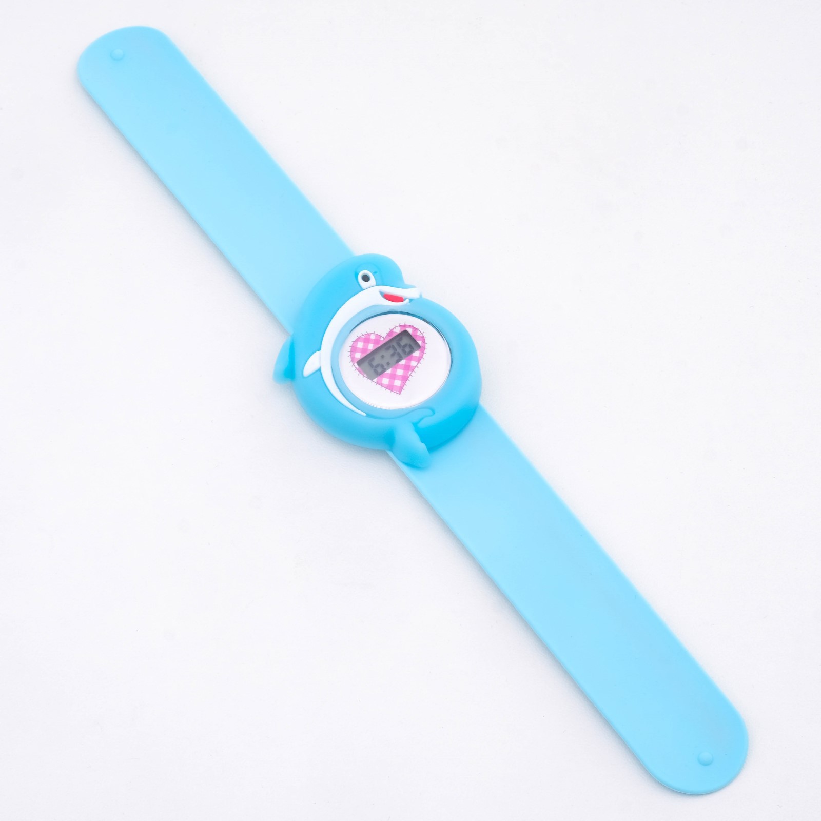 Часы Sima-Land наручные электронные детские «Дельфин» ремешок силикон l-21.5 см - фото 2