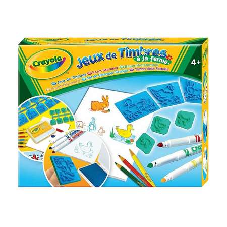 Штампики Crayola с животными 20 шт