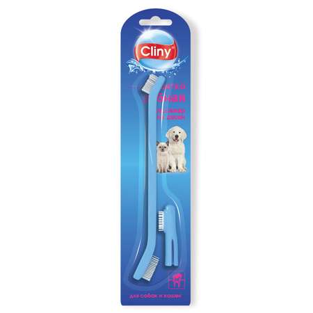 Зубная щетка для кошек и собак Cliny массажер для десен 52418