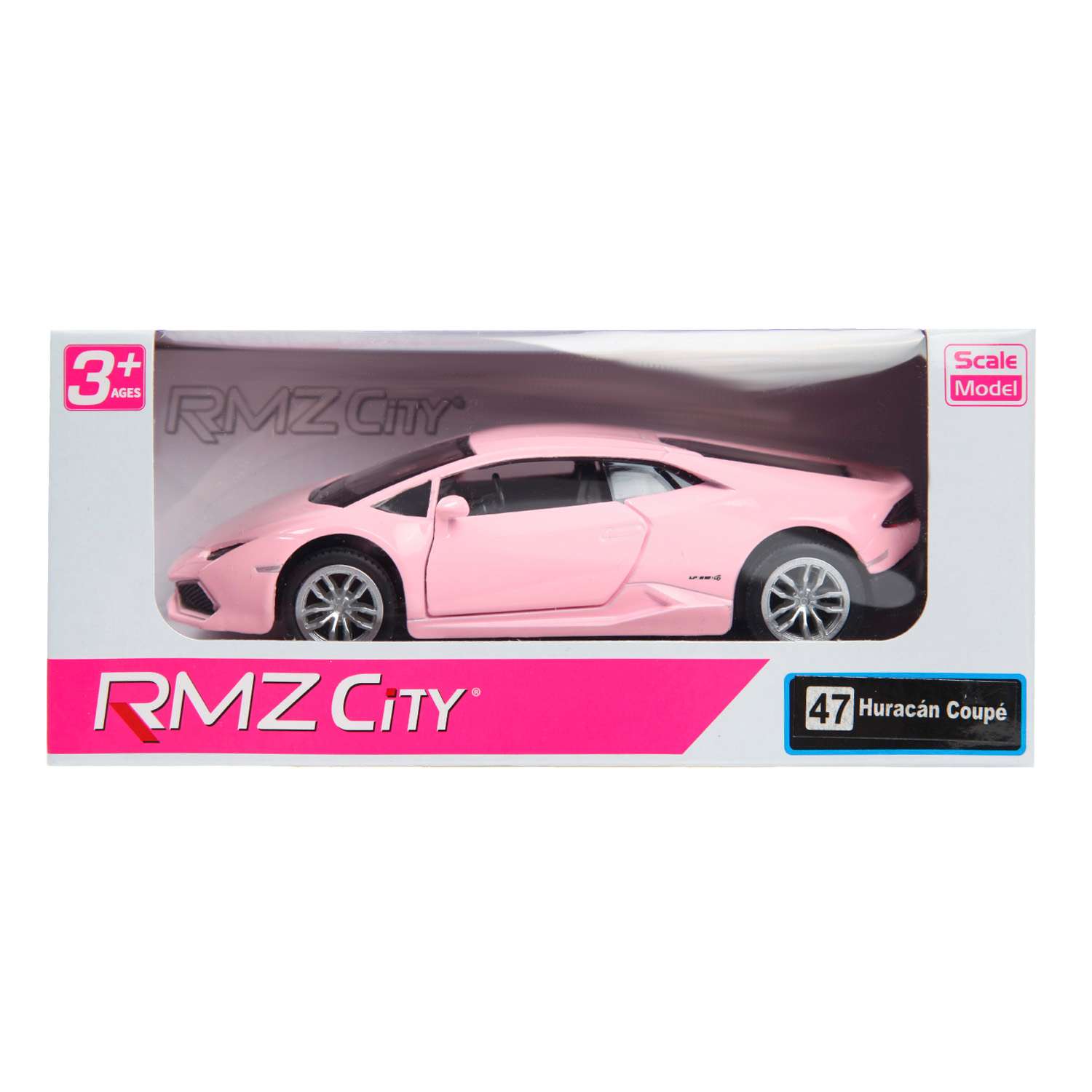 Автомобиль RMZ CITY Lamborghini без механизмов розовый 544996(G) - фото 7