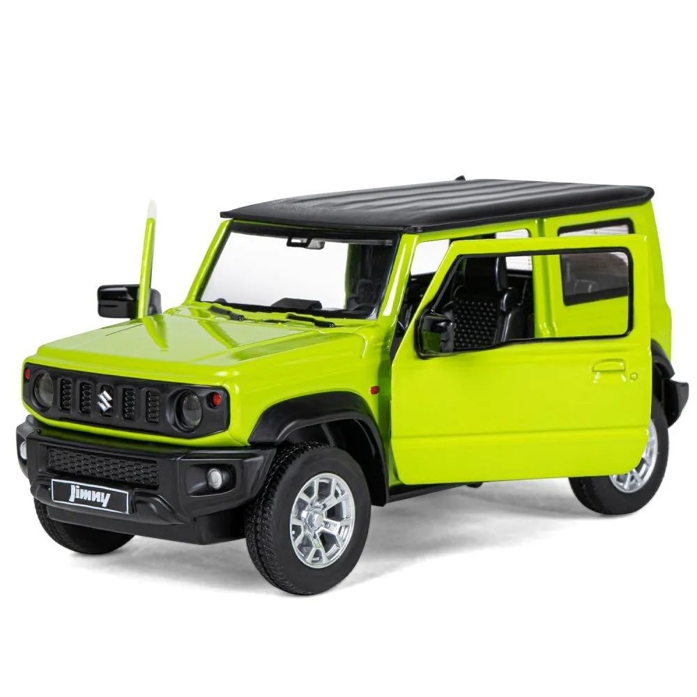 Внедорожник АВТОпанорама Suzuki Jimny 1:26 зеленый JB1251493 - фото 6