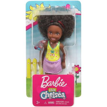 Кукла Barbie Челси Брюнетка в топе с ананасом FXG76