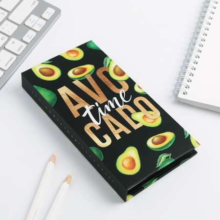 Блок ArtFox бумаг для записей и ручка Avocado time