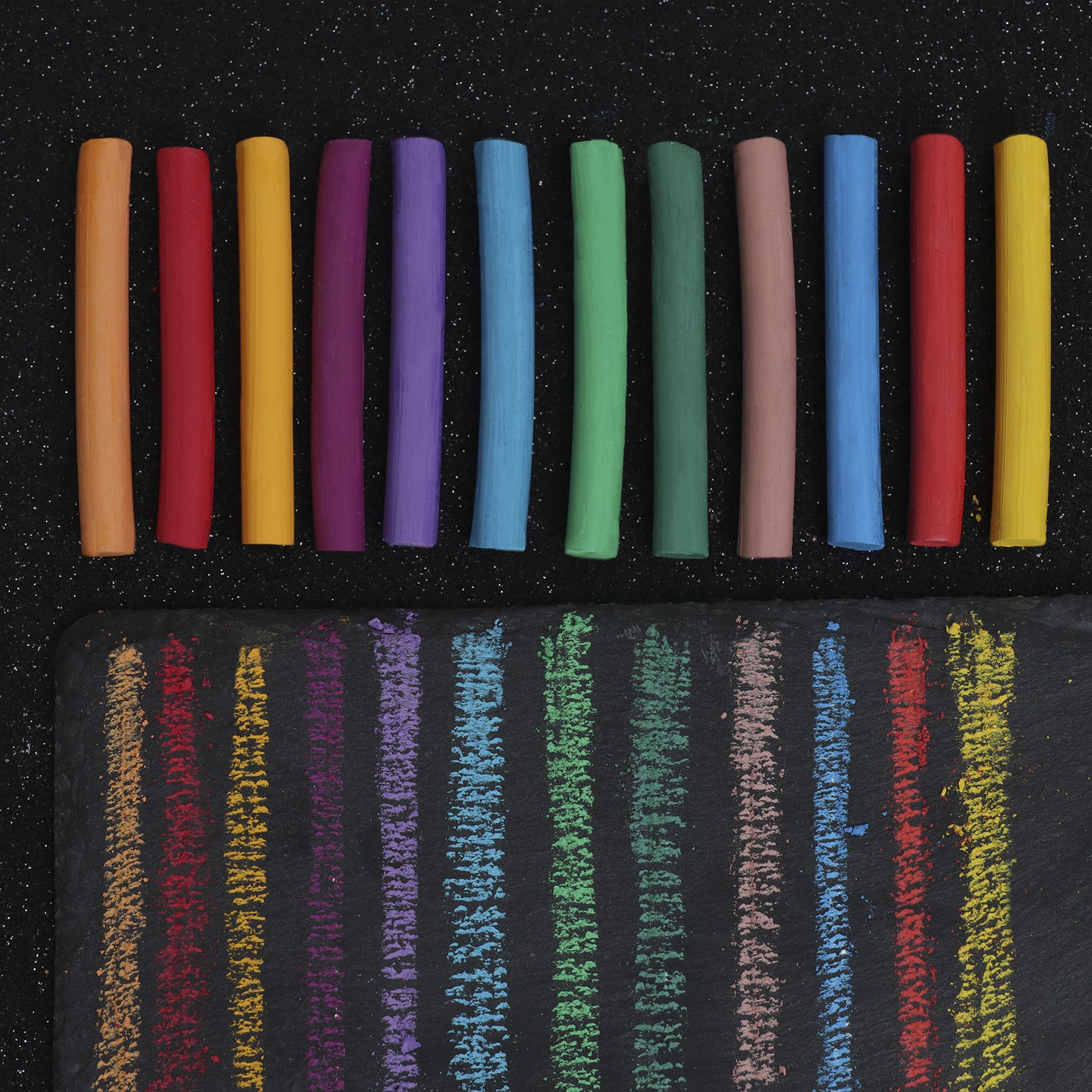 Пастель сухая Calligrata набо18 цветов Hard D-8.5 мм /L-65 мм круглое сечение художественная - фото 7
