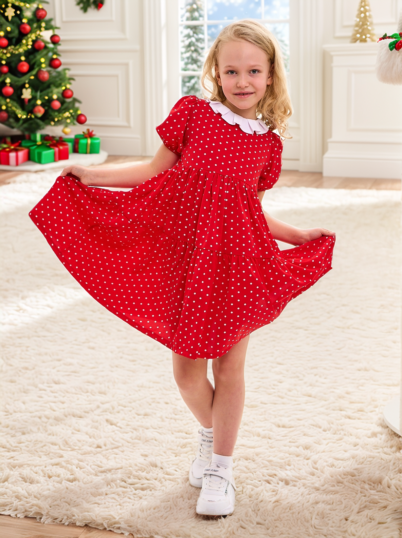 Платье Mil Art kids 1902201543DRESS-GOROX-RED - фото 1