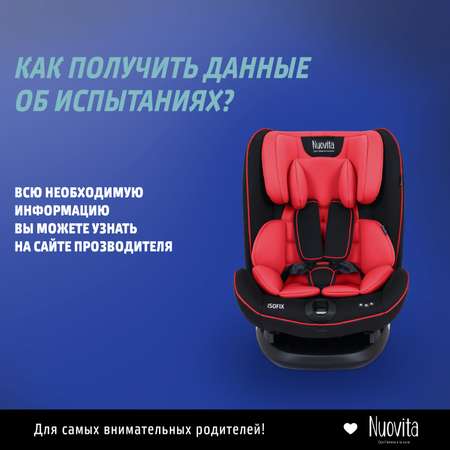 Автокресло Nuovita Maczione N123i-2 Красный