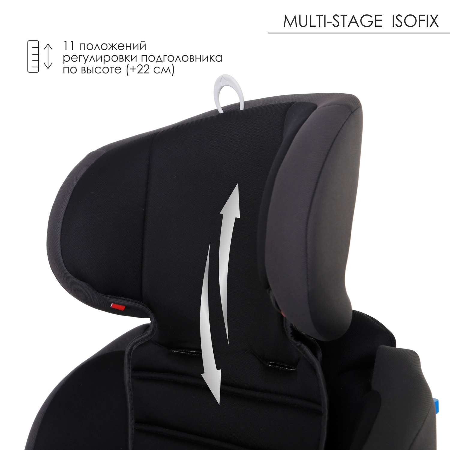 Автокресло Babyton Multi-Stage ISOFIX Black-Grey - фото 8