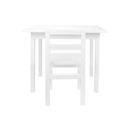 Комплект стол + стул KETT-UP ODUVANCHIK 50*60 см белый